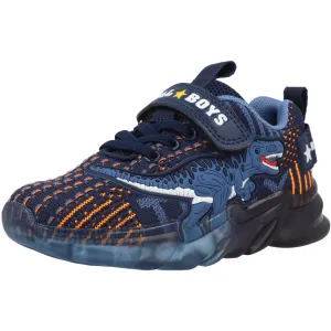 Bull Boys T-Rex Blue Kids Trainers