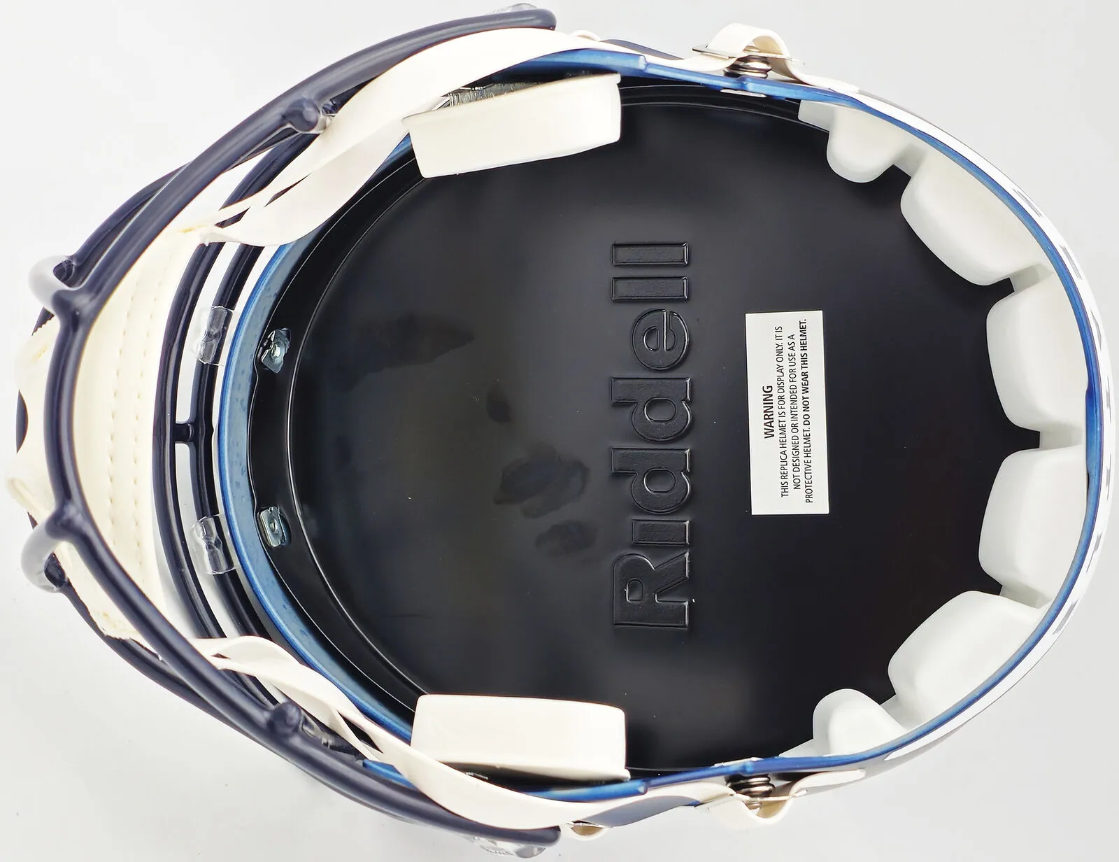 BYRON MURPHY II AUTOGRAPHED SEAHAWKS BLUE FULL SIZE SPEED HELMET MCS HOLO 235598