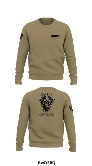 C Co 1-167th Store 1 Core Men's Crewneck Performance Sweatshirt - BwD38Q