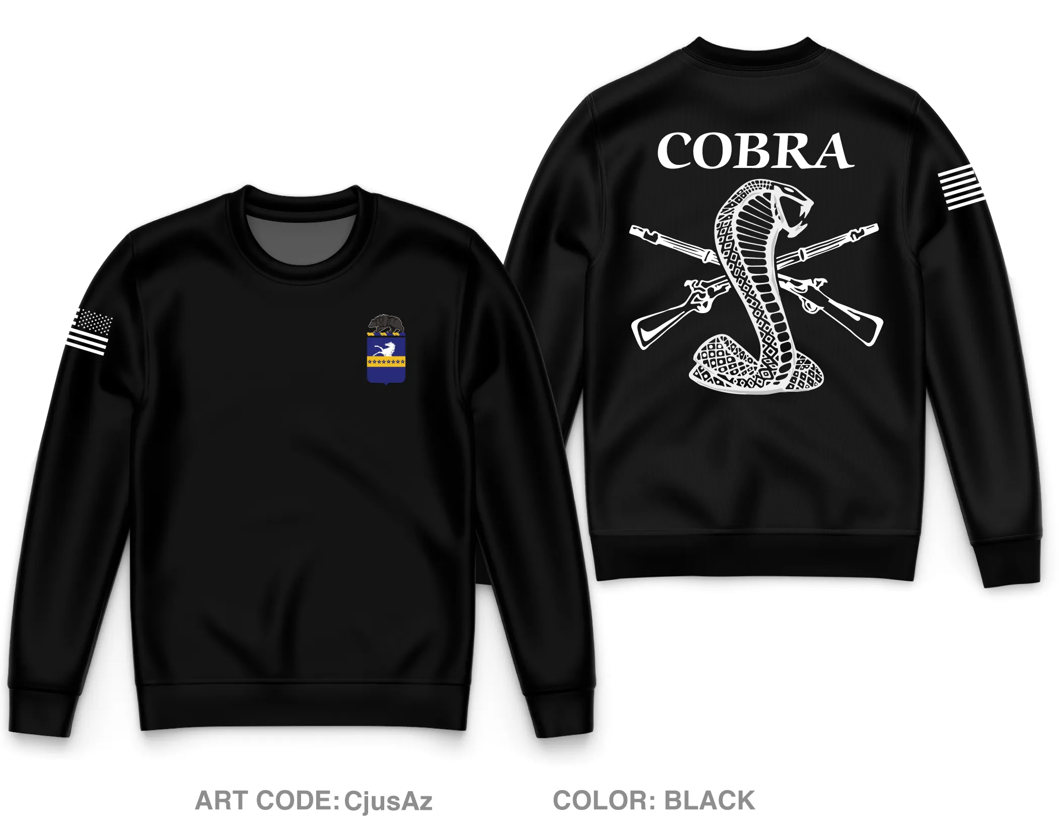 C Co, 2-8 CAV, 1ABCT, 1CD Store 1 Core Men's Crewneck Performance Sweatshirt - CjusAz