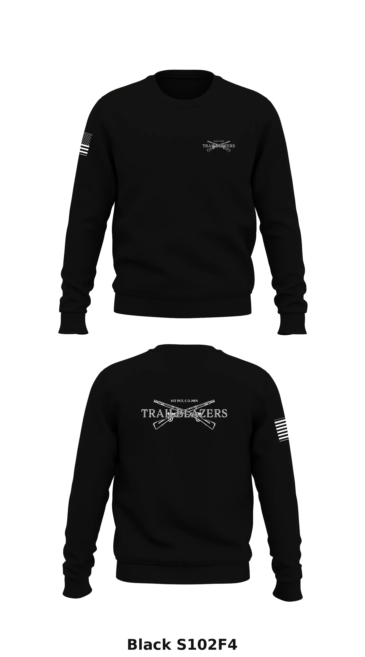 C2-39 Store 1 Core Men's Crewneck Performance Sweatshirt - S102F4
