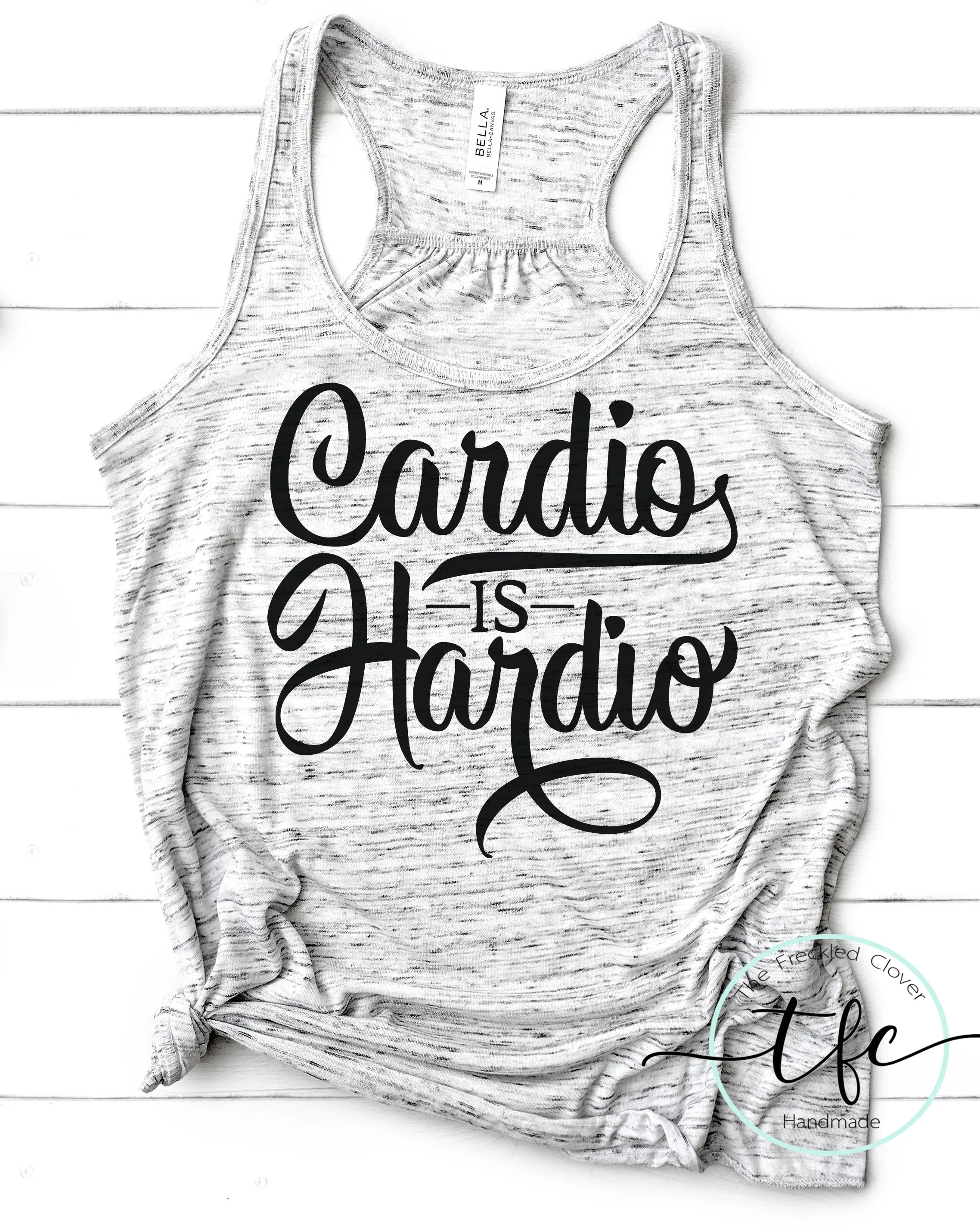 {Cardio is Hardio} Racerback Tank