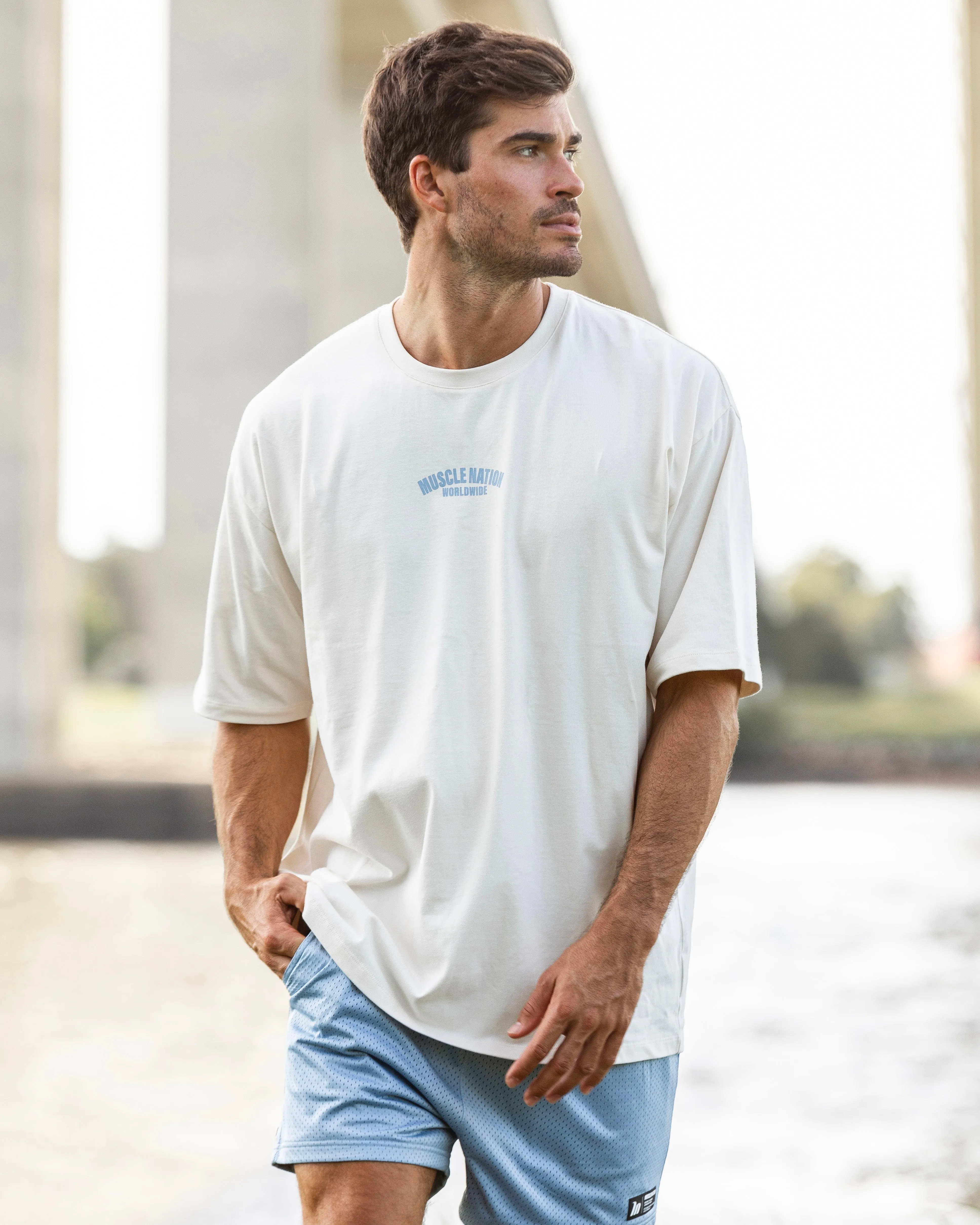 Classic Oversized Tee - Travertine