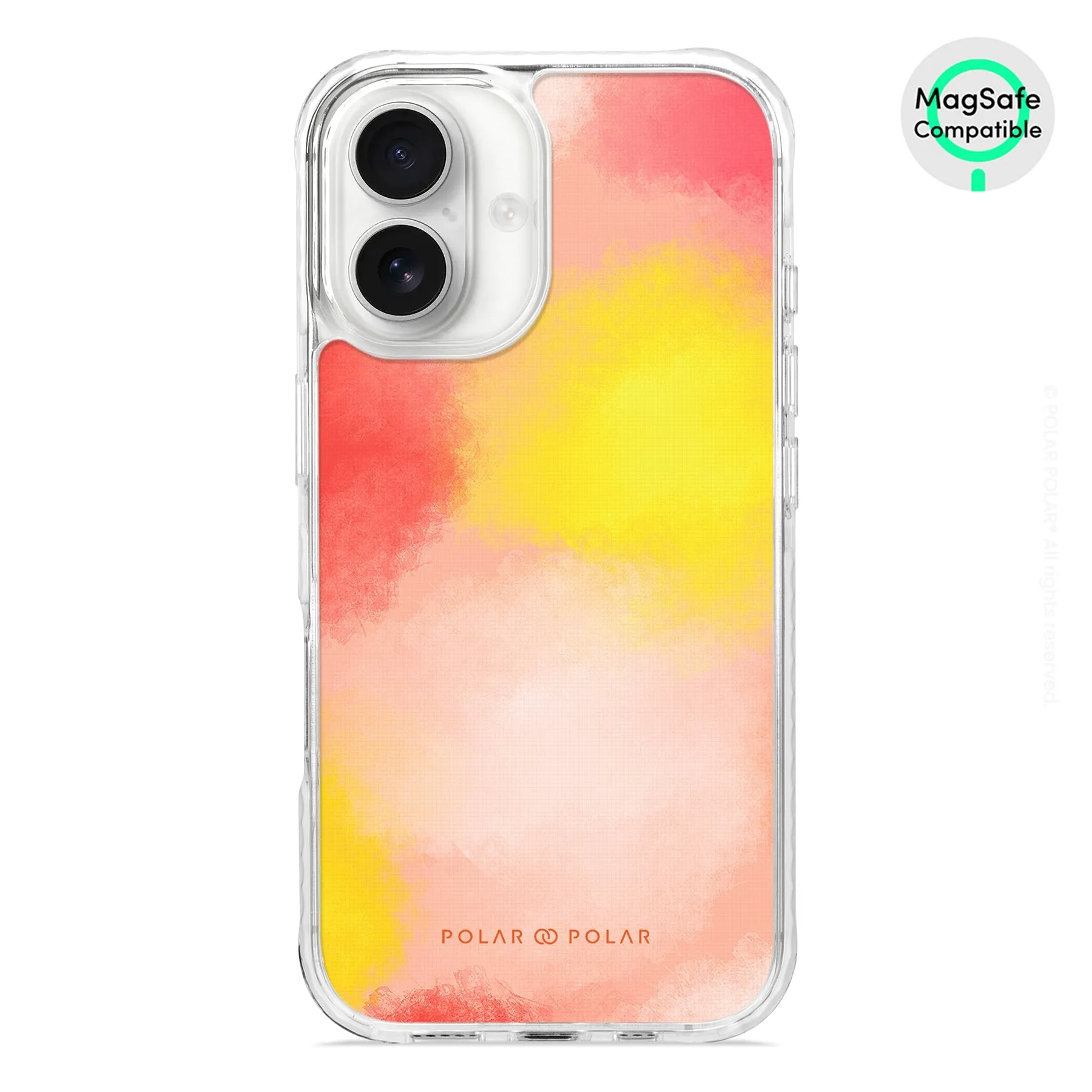 Clouds in Fall - iPhone 16 Clear Bumper MagSafe Case