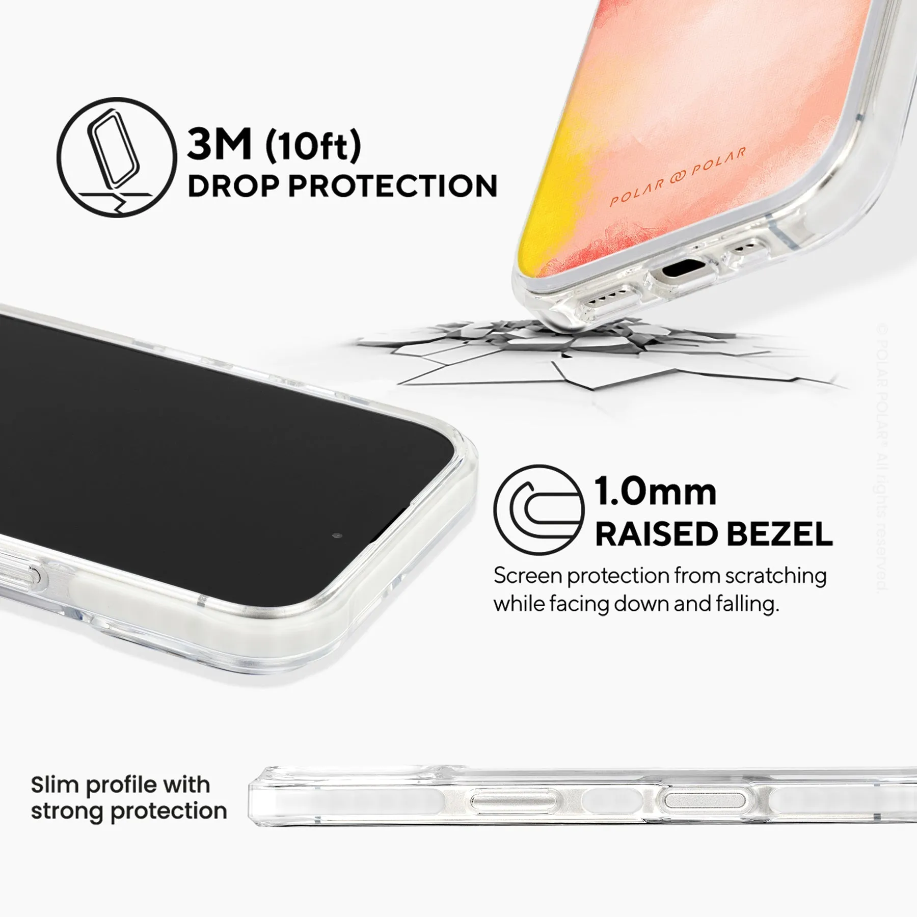 Clouds in Fall - iPhone 16 Clear Bumper MagSafe Case