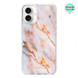 Coffee Cream - iPhone 16 Plus Clear Bumper MagSafe Case