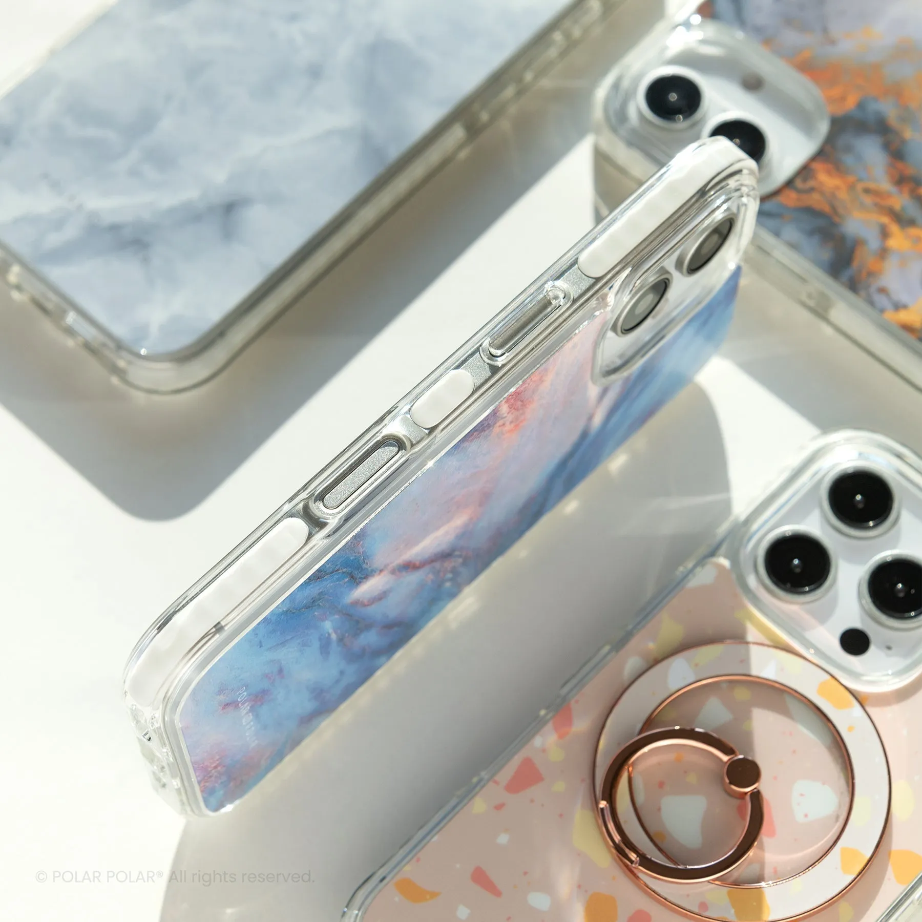 Coffee Cream - iPhone 16 Plus Clear Bumper MagSafe Case
