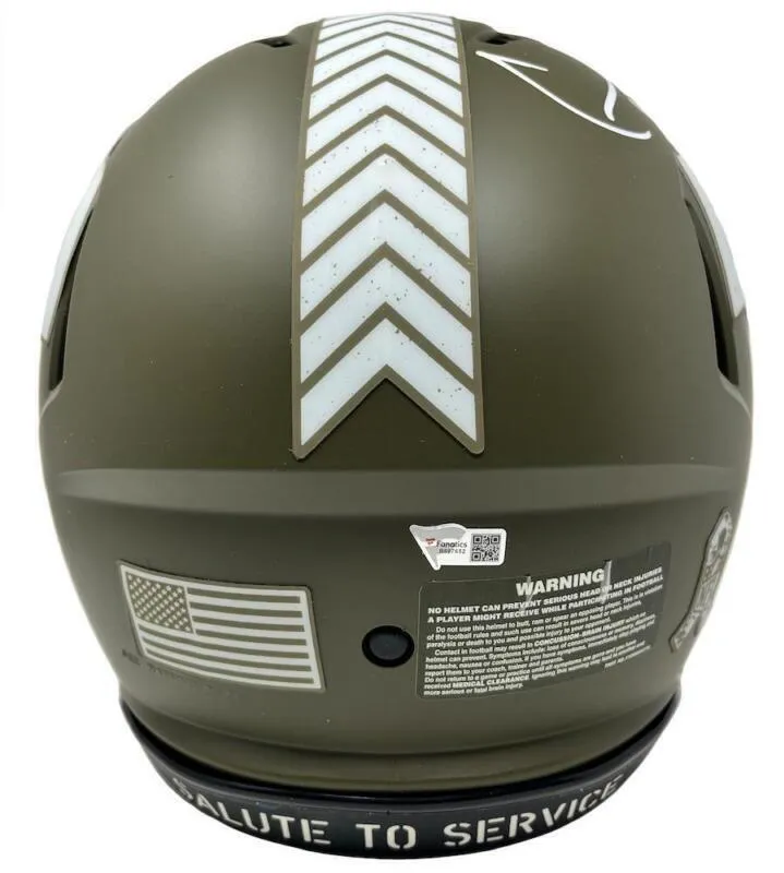 Cooper Kupp Autographed Rams STS Military Seals Authentic Speed Helmet Fanatics