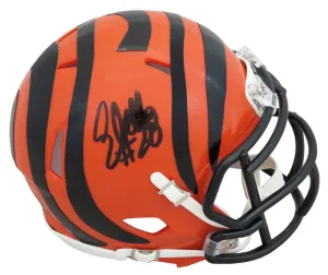 Corey Dillon Signed Cincinnati Bengals Riddell Speed Mini Helmet - SCHWARTZ COA