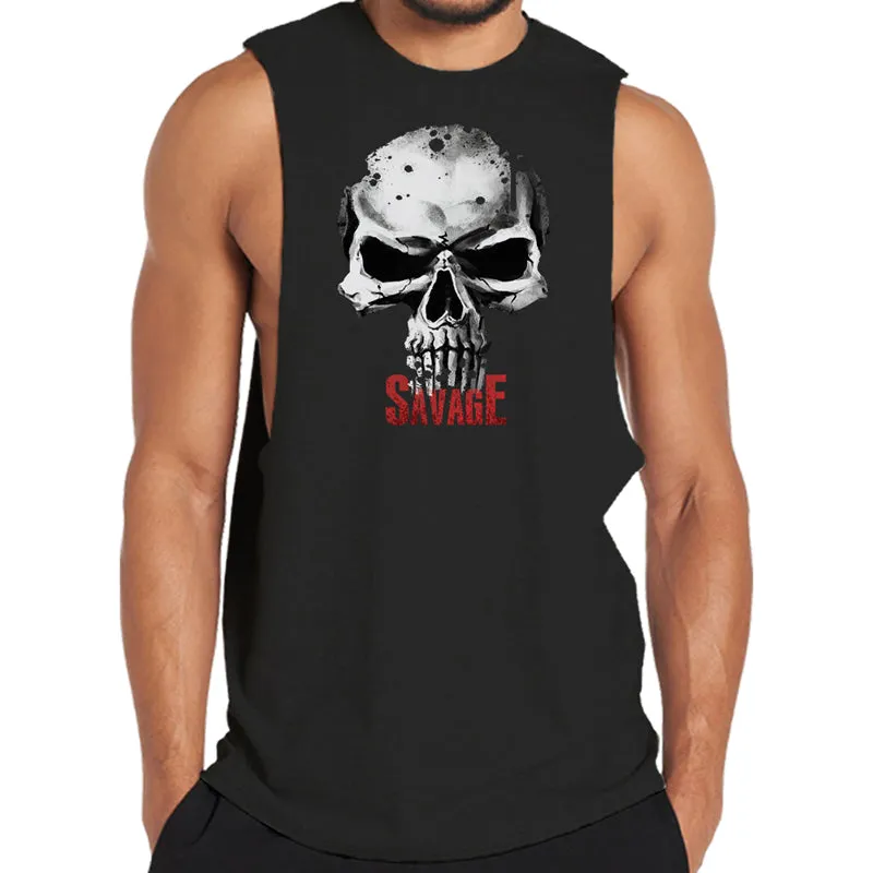 Cotton Savage Graphic Tank Top