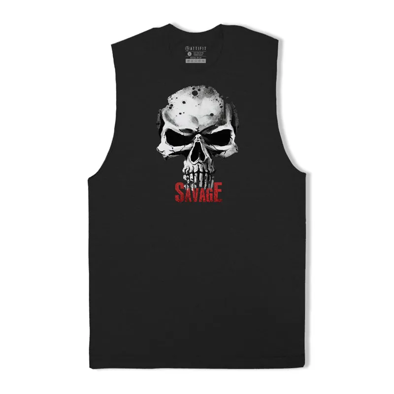 Cotton Savage Graphic Tank Top