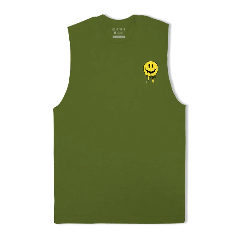 Cotton Smile Graphic Men's Tank Top
