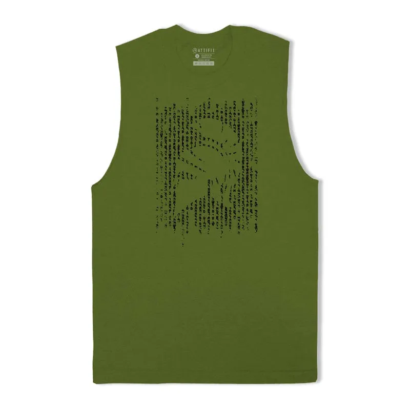 Cotton Spartan Silhouette Men's Tank Top