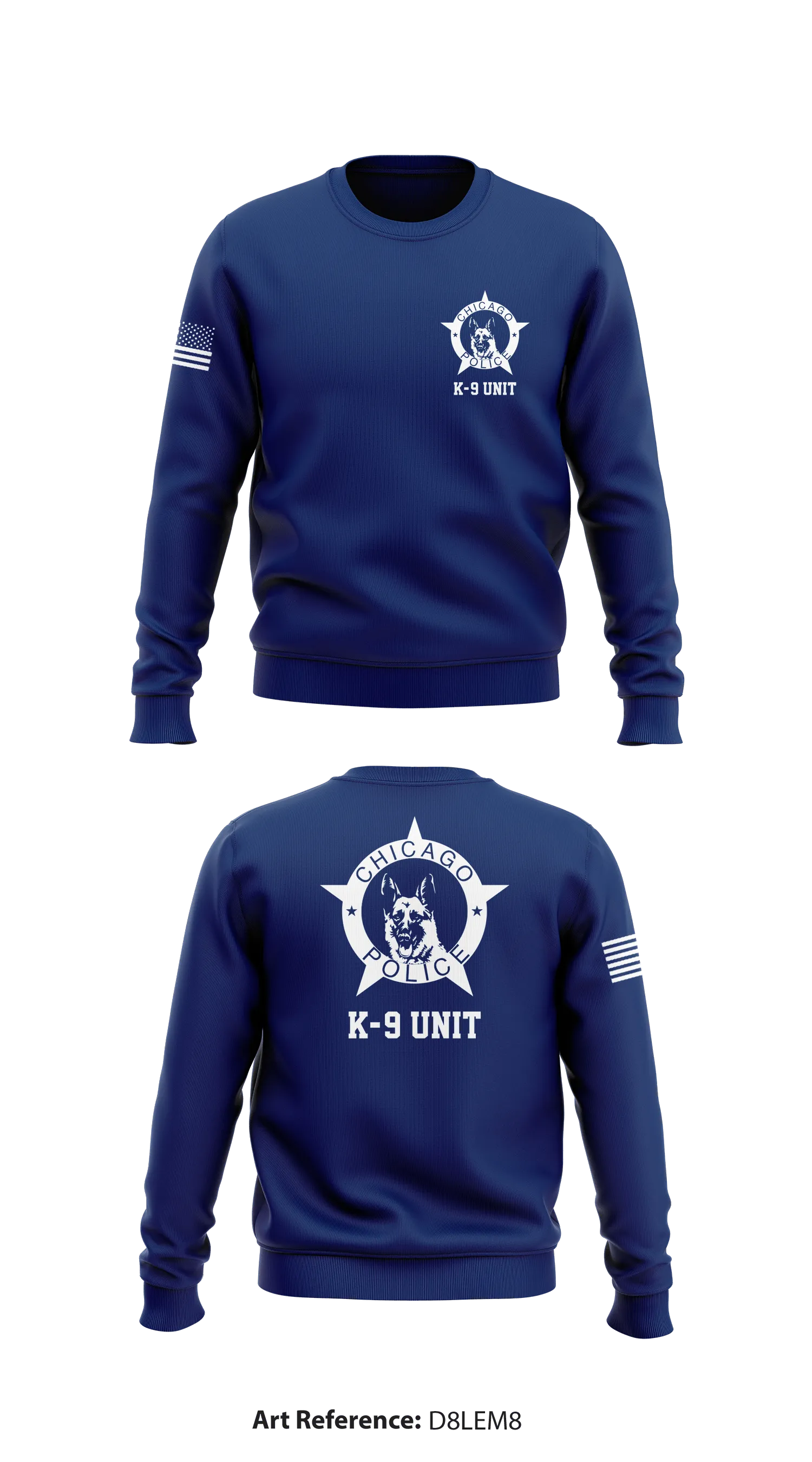Cpd Store 1 Core Men's Crewneck Performance Sweatshirt - D8Lem8