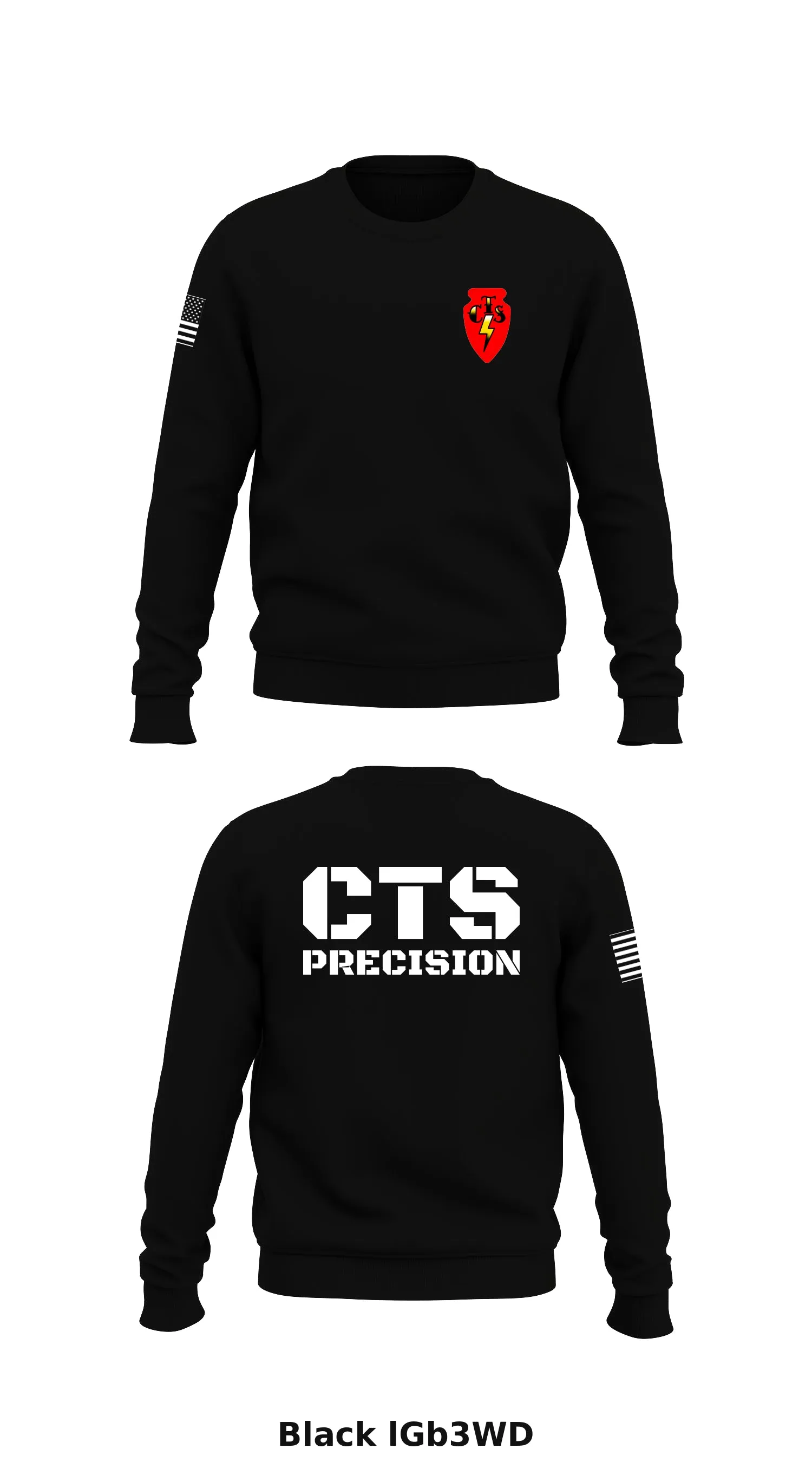 CTS Precision  Store 1 Core Men's Crewneck Performance Sweatshirt - lGb3WD