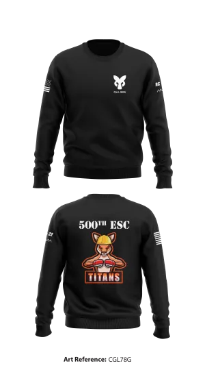 CUSTOM - 500th ESC Core Men's Crewneck Performance Sweatshirt - CgL78G