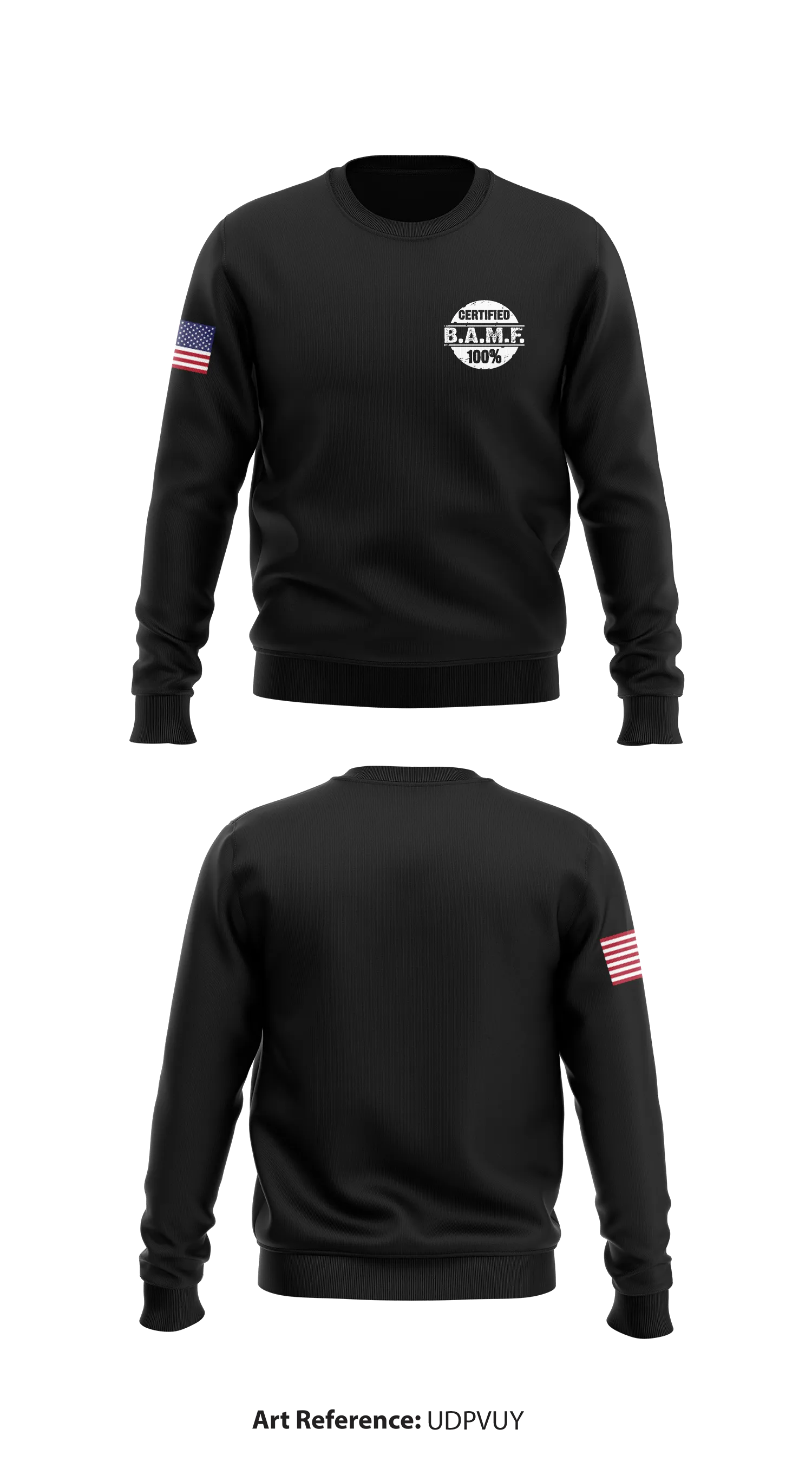 D8 BAMFS Store 1 Core Men's Crewneck Performance Sweatshirt - udPVUy