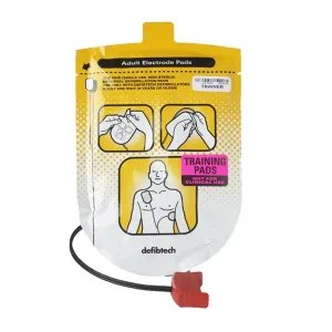 Defibtech Lifeline Adult Training Pad Package 1 Set Pads Only