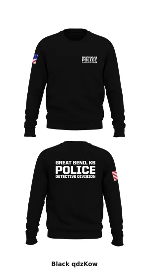 Detective Division  Store 1 Core Men's Crewneck Performance Sweatshirt - qdzKow