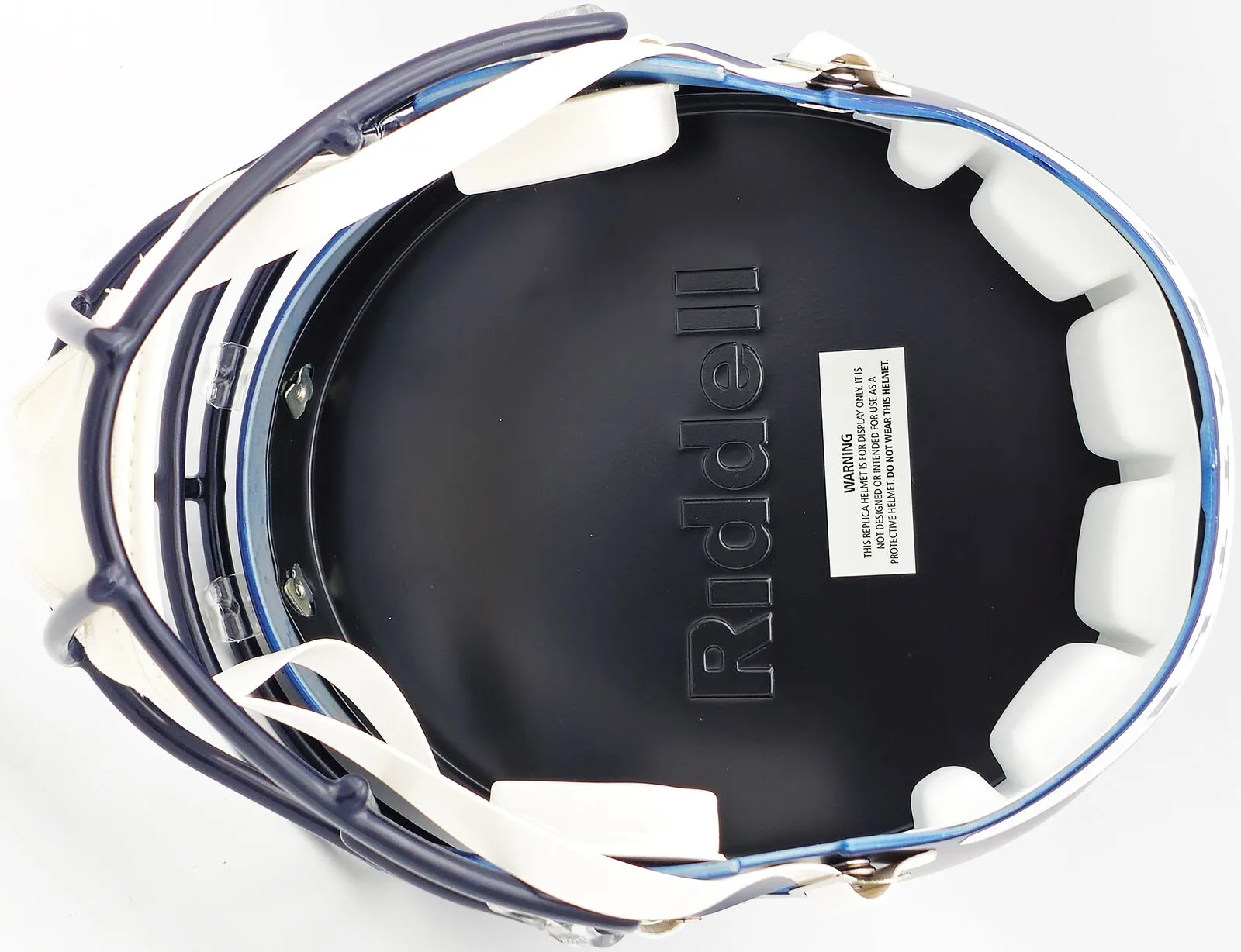 DEVON WITHERSPOON AUTOGRAPHED SEAHAWKS BLUE FULL SIZE HELMET MCS 235440