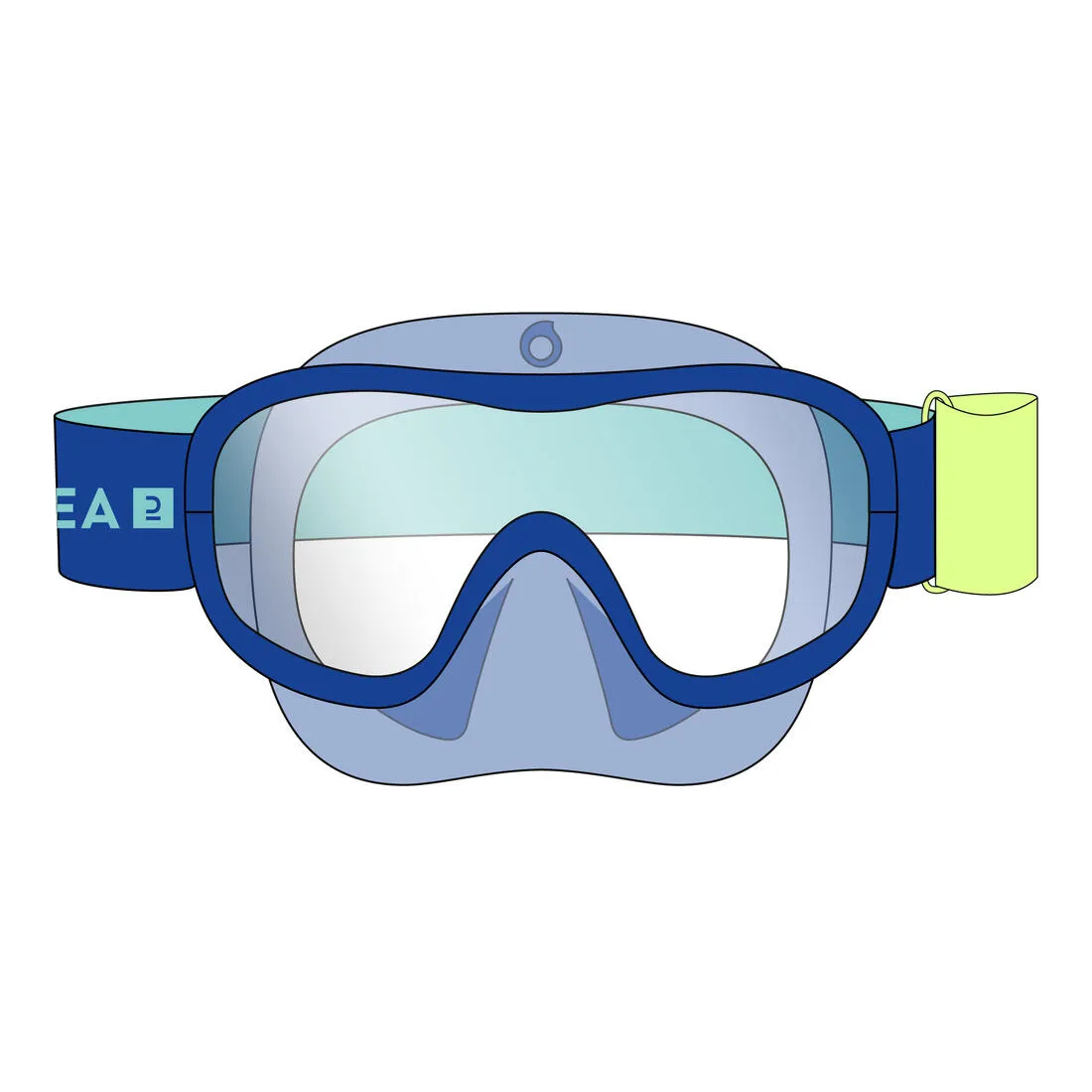 Diving mask 100 comfort