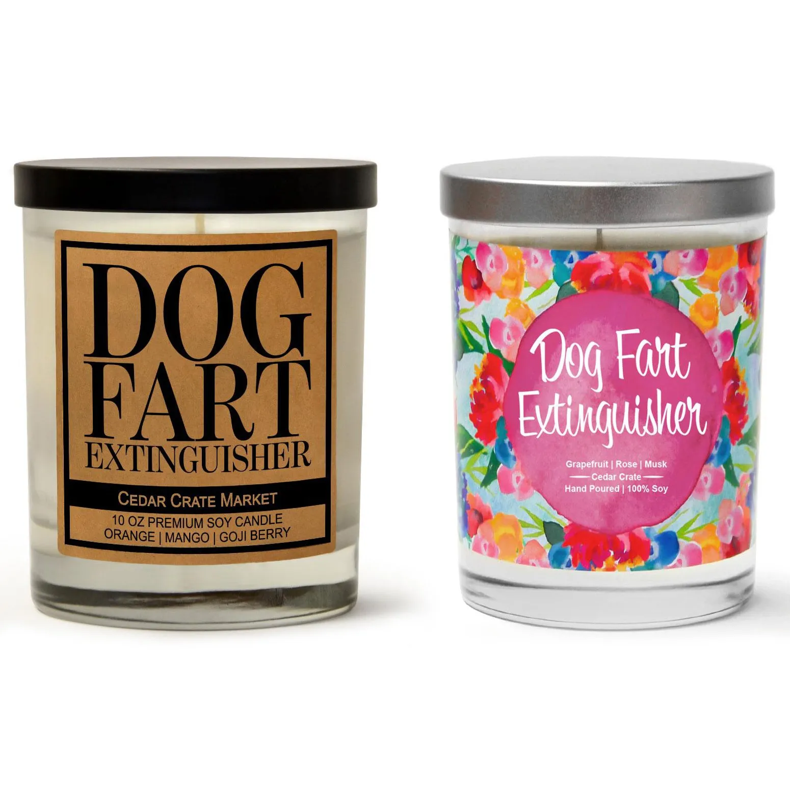 Dog Fart Extinguisher Soy Wax Candles