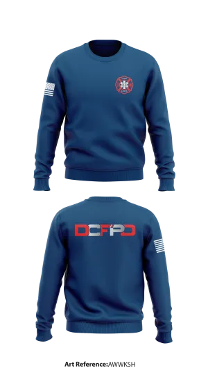 Downs Fire Department Store 1 Core Men's Crewneck Performance Sweatshirt - AWwKsh