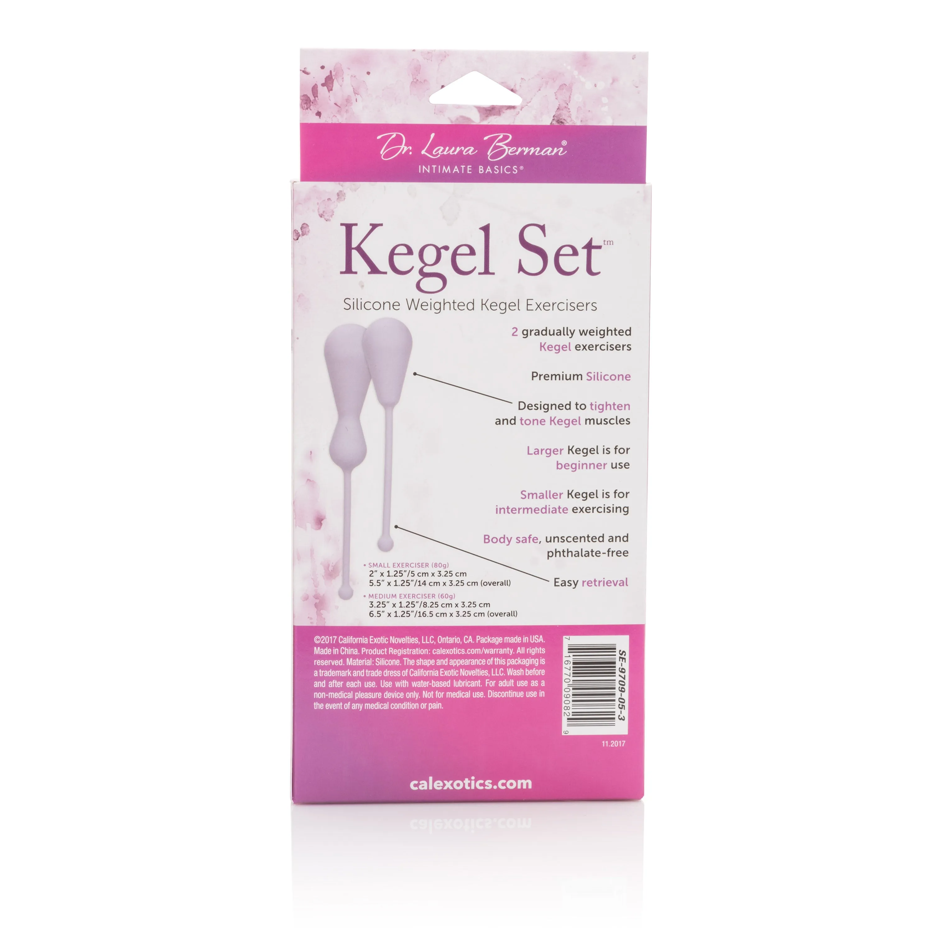 Dr. Laura Berman Kegel Set  Silicone Weighted  Kegel Exercisers