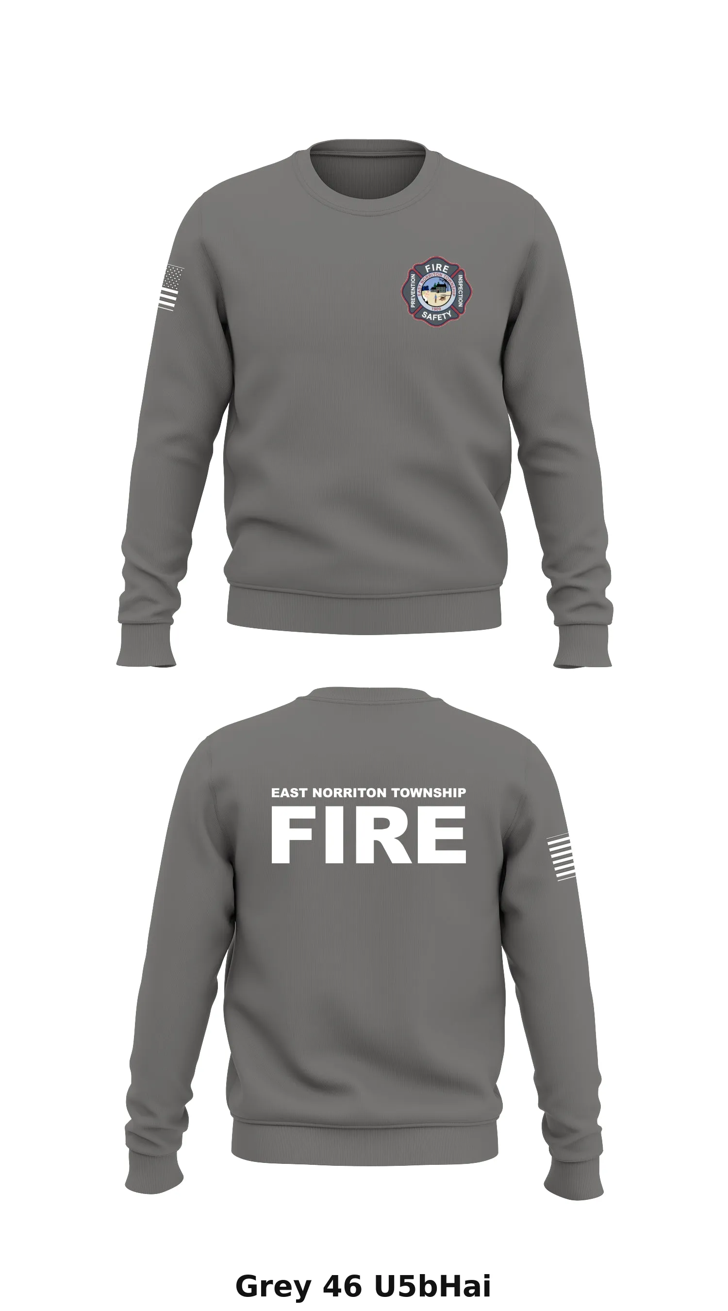 East Norriton Township Store 1 Core Men's Crewneck Performance Sweatshirt - U5bHai