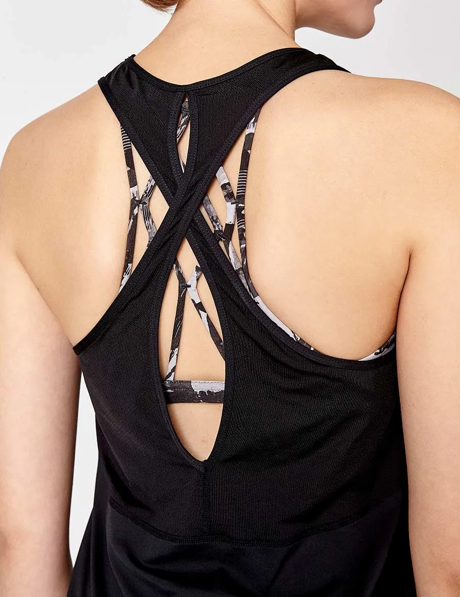 easyoga LA-VEDA Keep Cool Tank - L1 Black