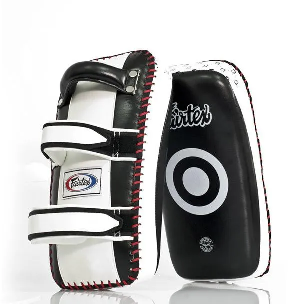 Fairtex KPLC2 Standard Thai Kick Pads Black/White