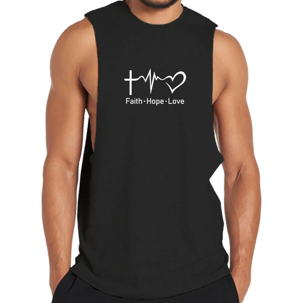 Faith Hope Love Graphic Tank Top