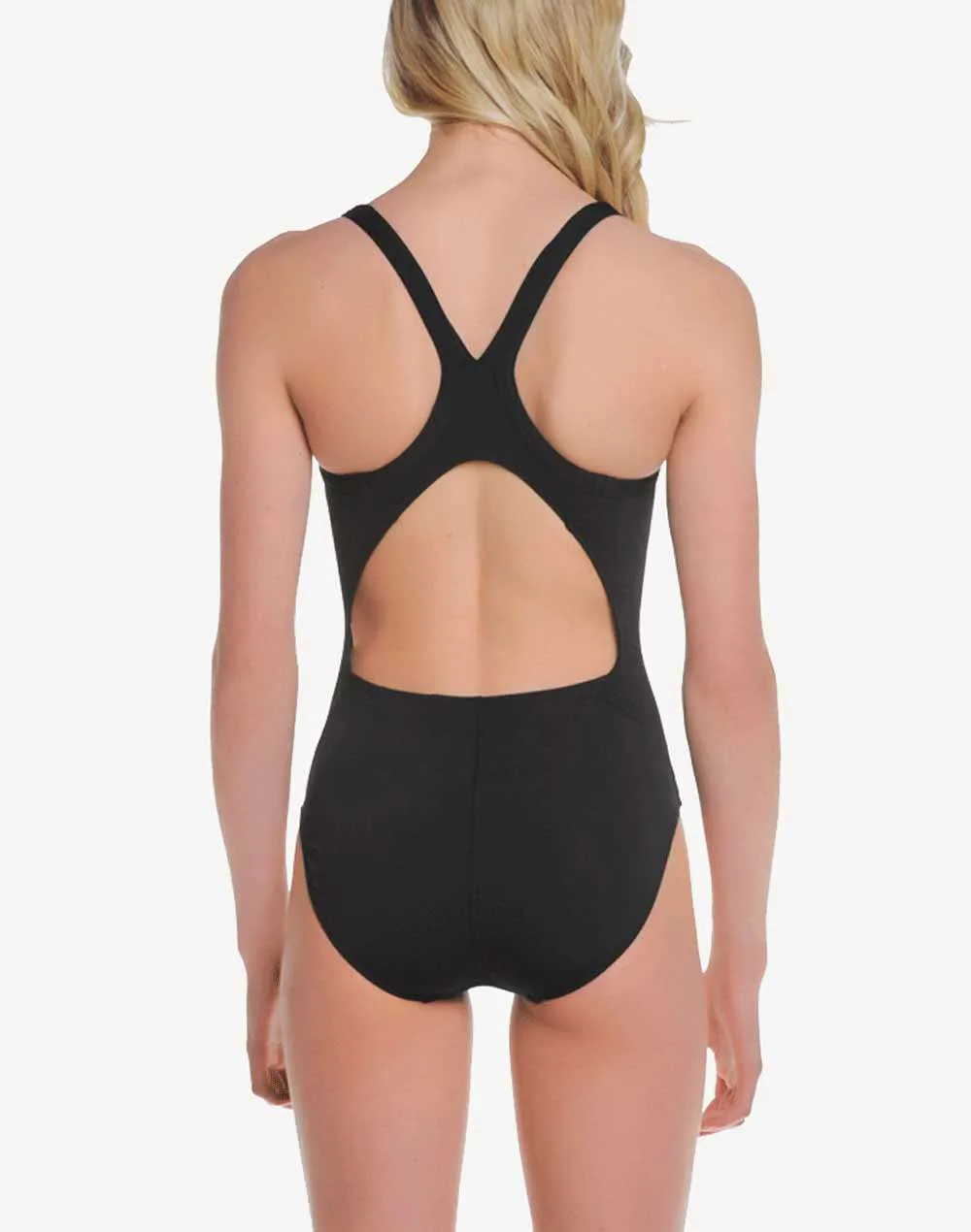 Finz Solid Polyester X Back One Piece