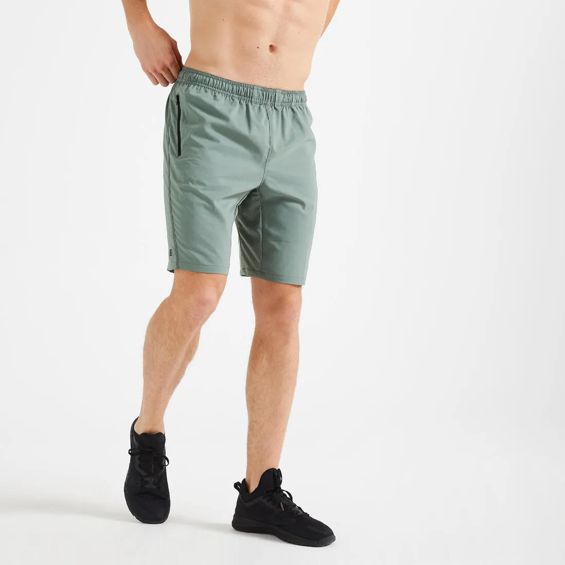 Fitness Shorts with Zip Pockets