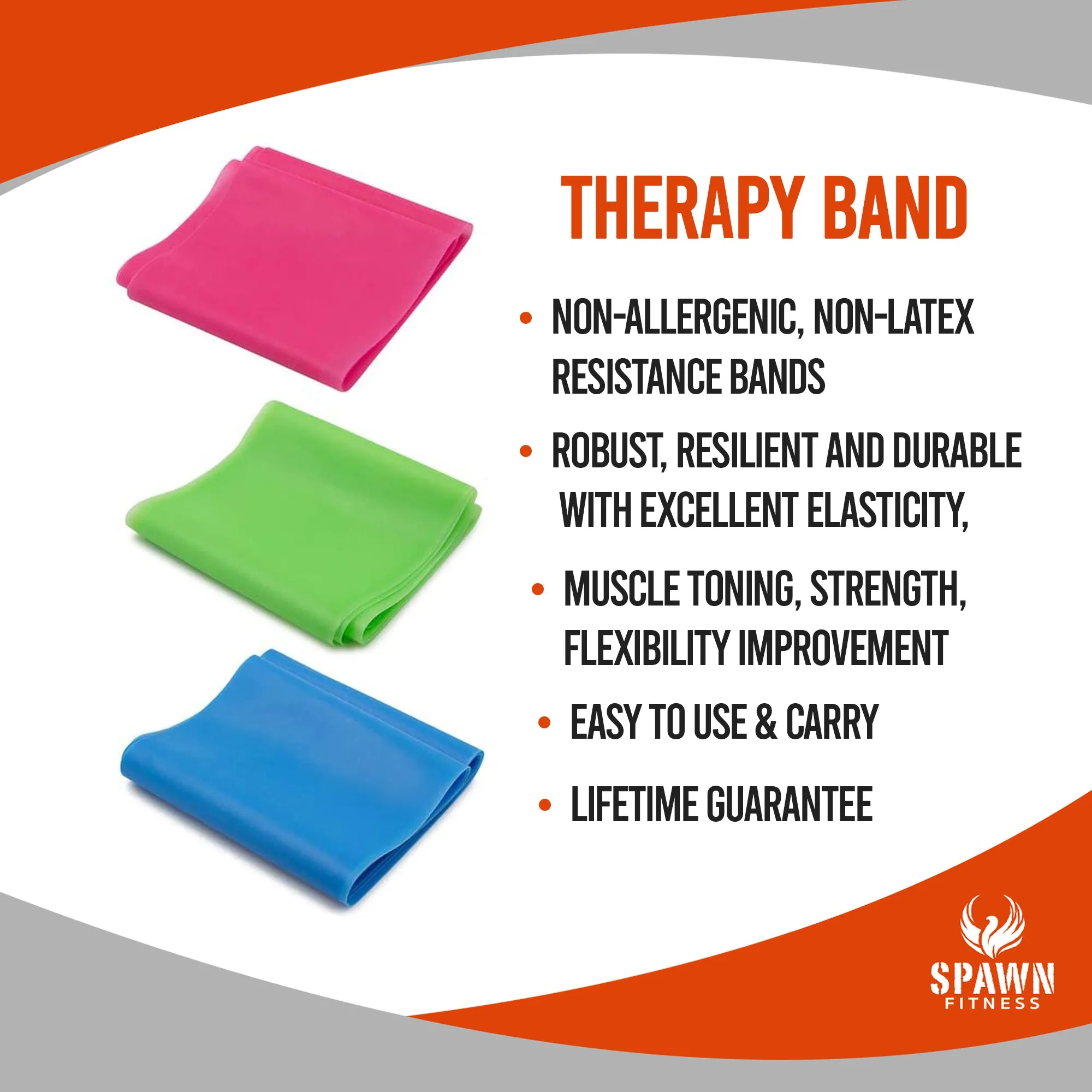 Fitness Workout Resistance Bands Set for Exercise 3 Pack