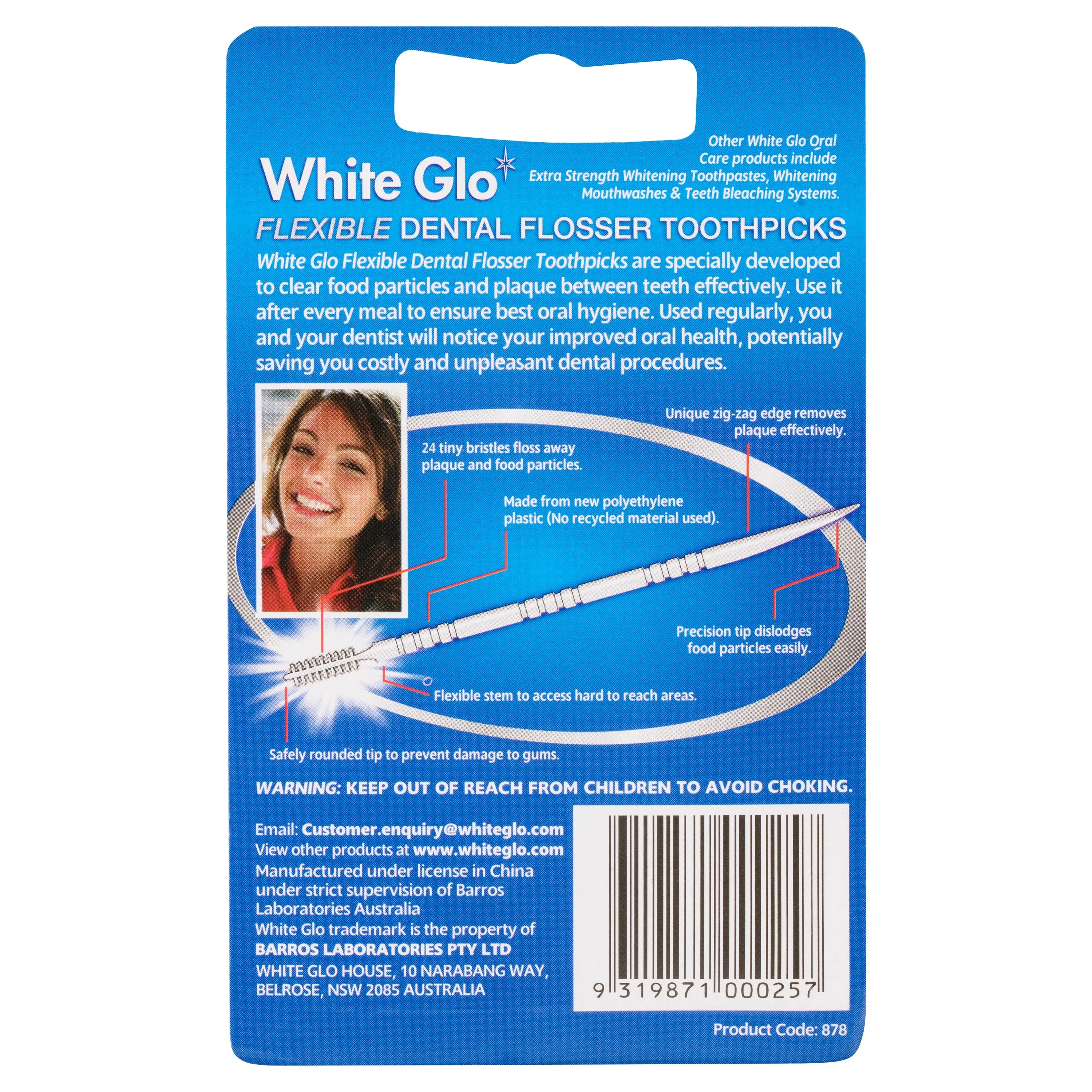Flexible Dental Flosser Toothpicks