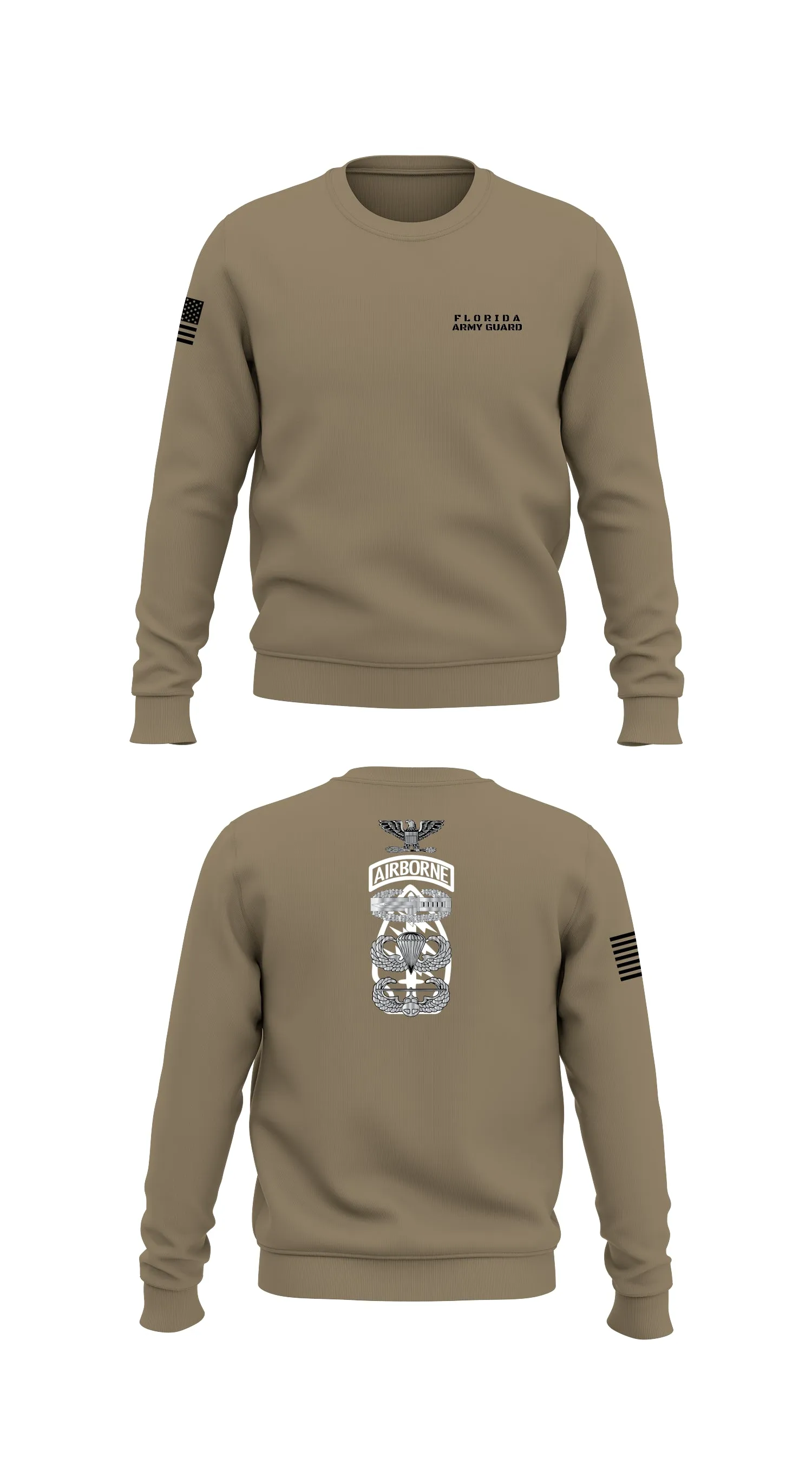 Florida Army Guard  Store 1 Core Men's Crewneck Performance Sweatshirt - 37989716290