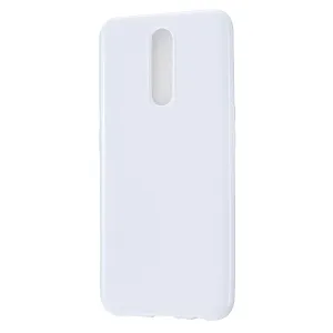 For OPPO F11/F11 Pro Cellphone Cover Glossy TPU Simple Profile Bumper Protective Mobile Phone Case Milk white