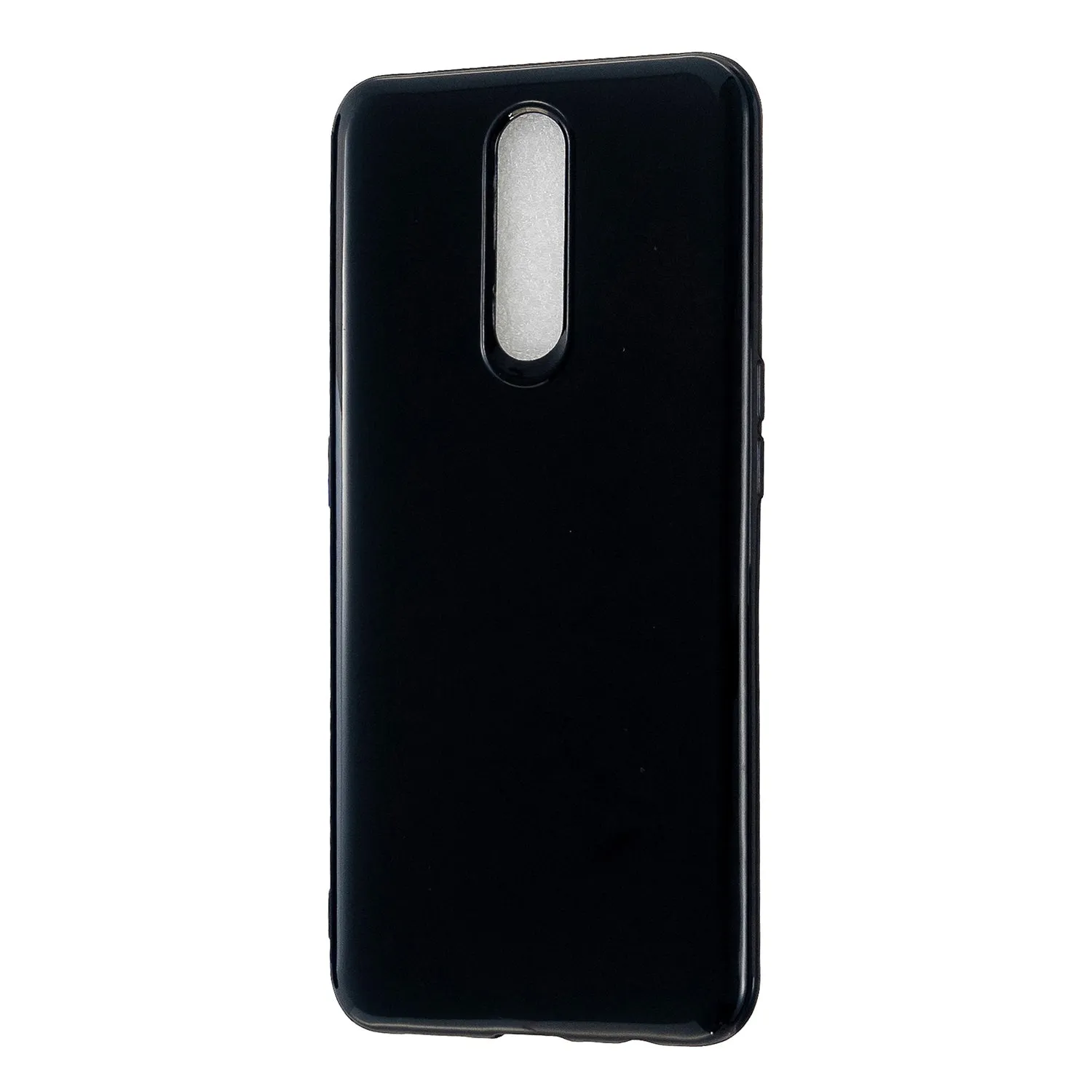 For OPPO F11/F11 Pro Cellphone Cover Glossy TPU Simple Profile Bumper Protective Mobile Phone Case Milk white