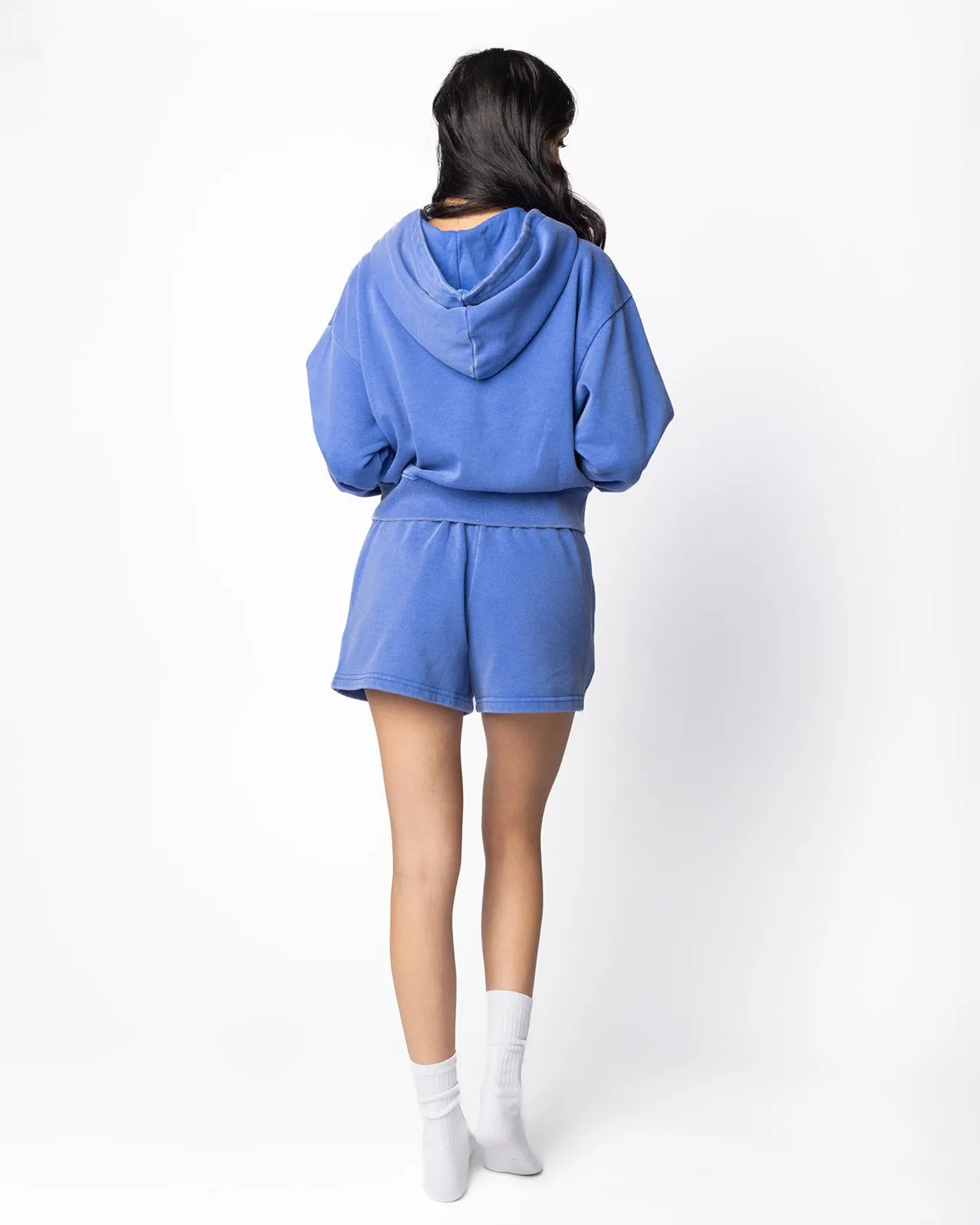 French Terry Cropped Zip-Final Sale