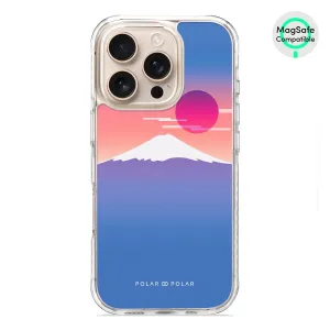 Fujisan Blue - iPhone 16 Pro Clear Bumper MagSafe Case