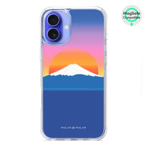 Fujisan Sunset - iPhone 16 Plus Clear Bumper MagSafe Case