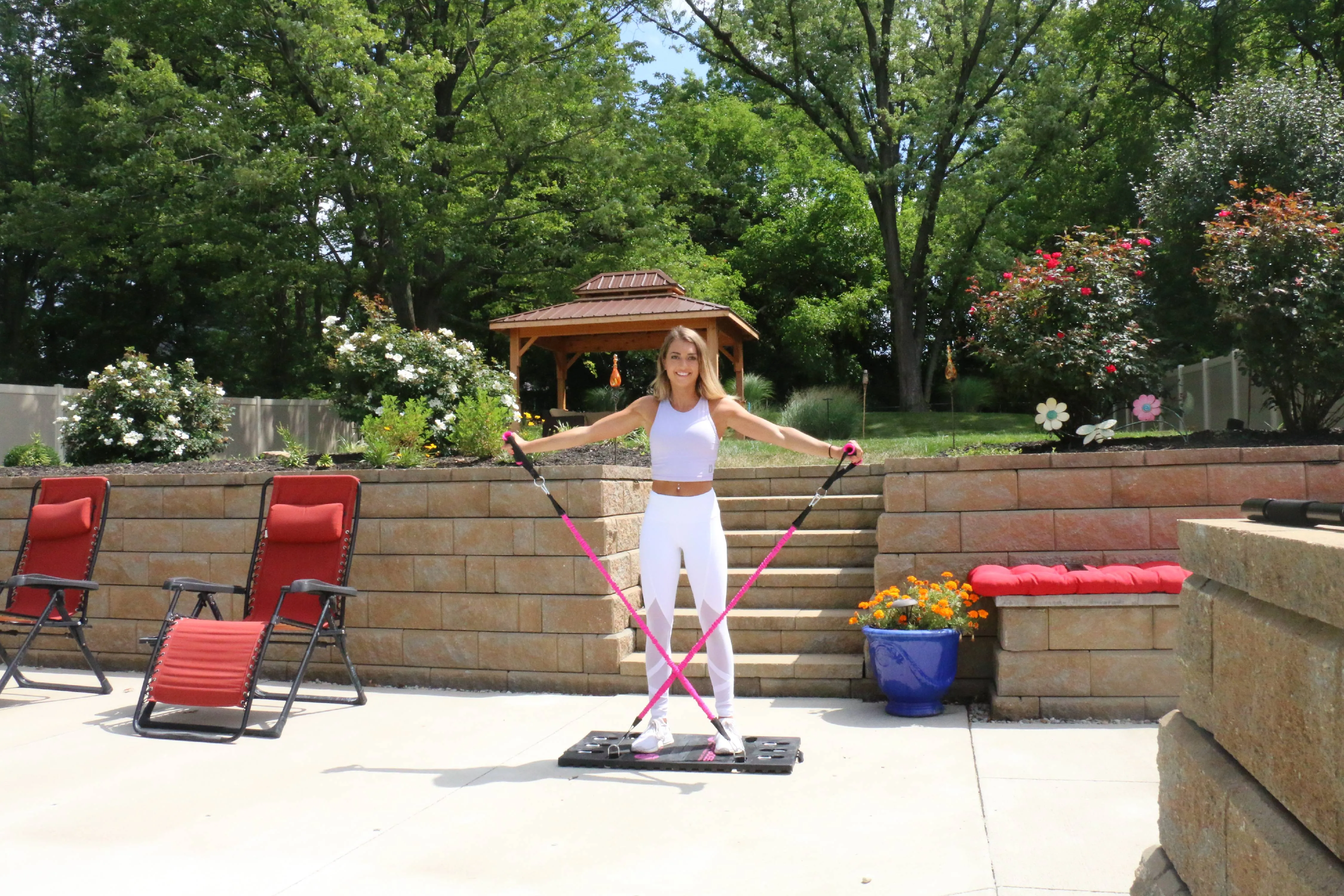 Full Portable Home Gym Workout Package   Resistance Bands