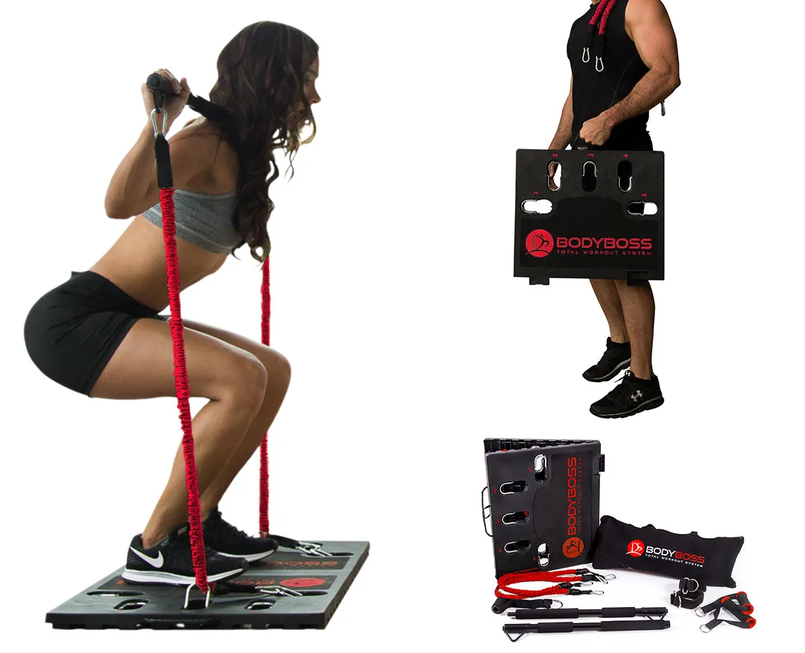 Full Portable Home Gym Workout Package   Resistance Bands