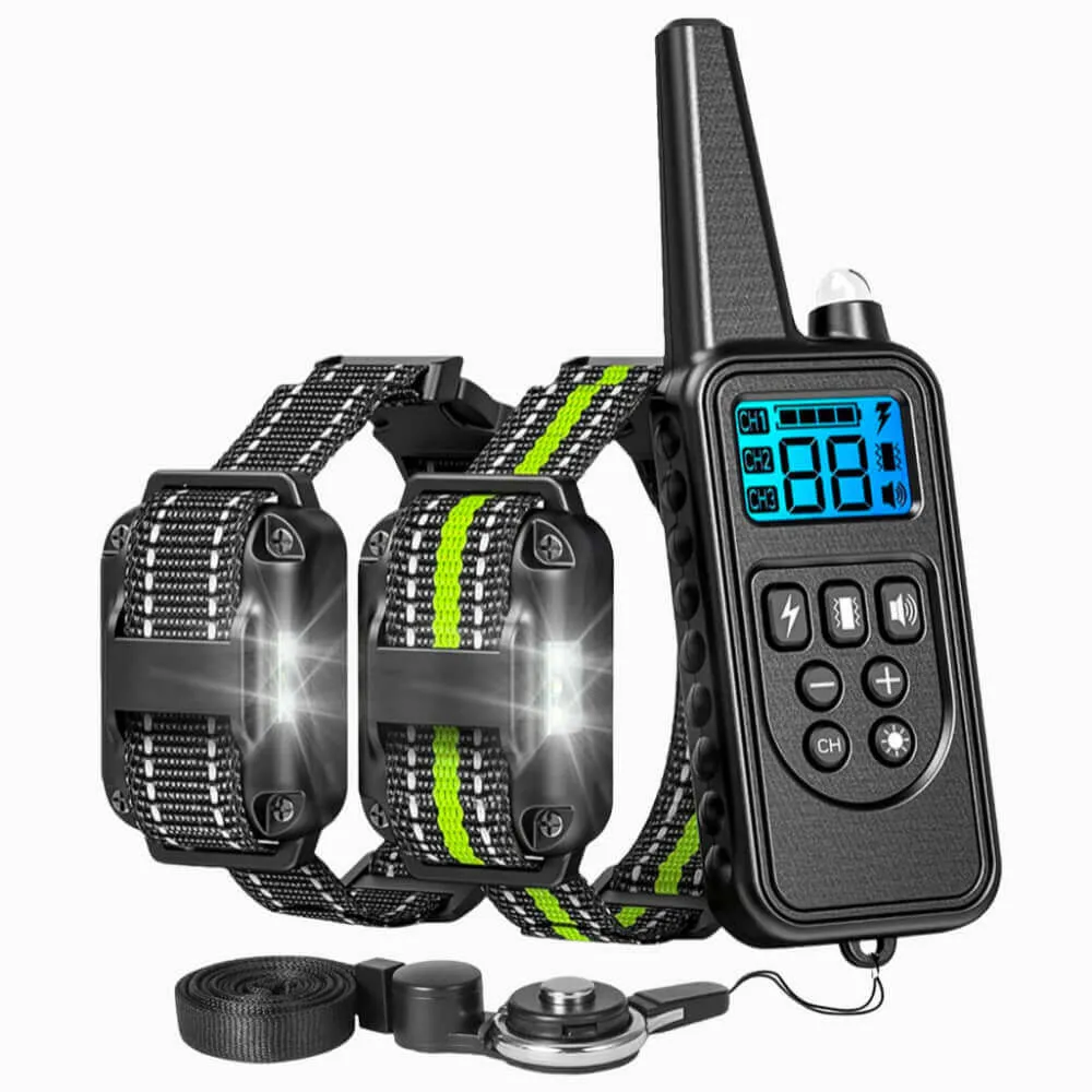 [FunTrainer ] Dog Training Collar with Remote for 2 Dogs