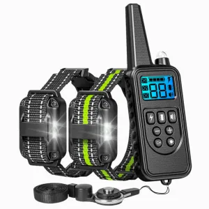 [FunTrainer ] Dog Training Collar with Remote for 2 Dogs