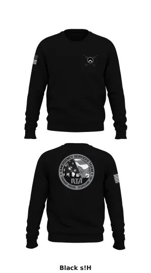 GCRTA Emergency Service Team (EST) Store 1 Core Men's Crewneck Performance Sweatshirt - s!H