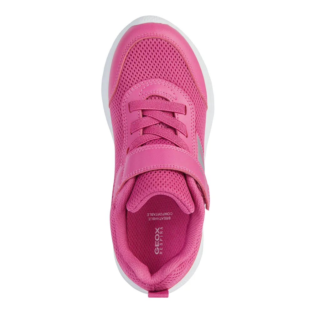 GEOX J Sprintye G.B - MESH GEOBUCK FUCHSIA