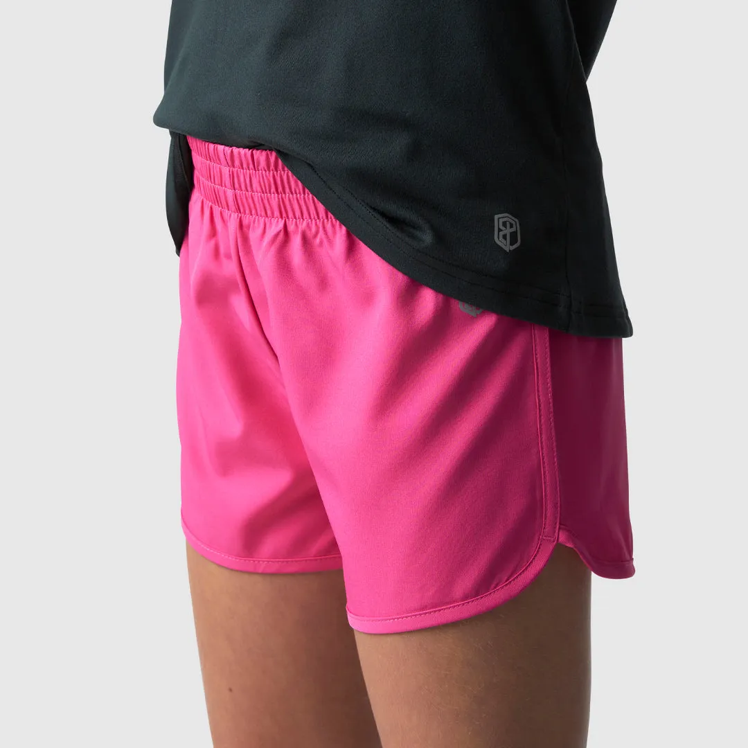 Girls Track Shorts (Pink)