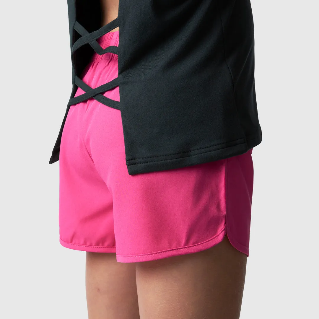 Girls Track Shorts (Pink)